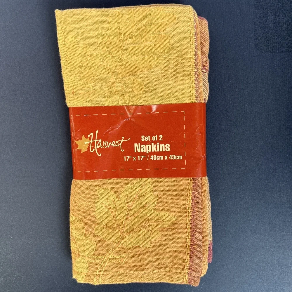 Fall Harvest Cloth Napkin Set Of 2 Napkins 17